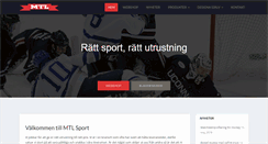 Desktop Screenshot of mtl.se